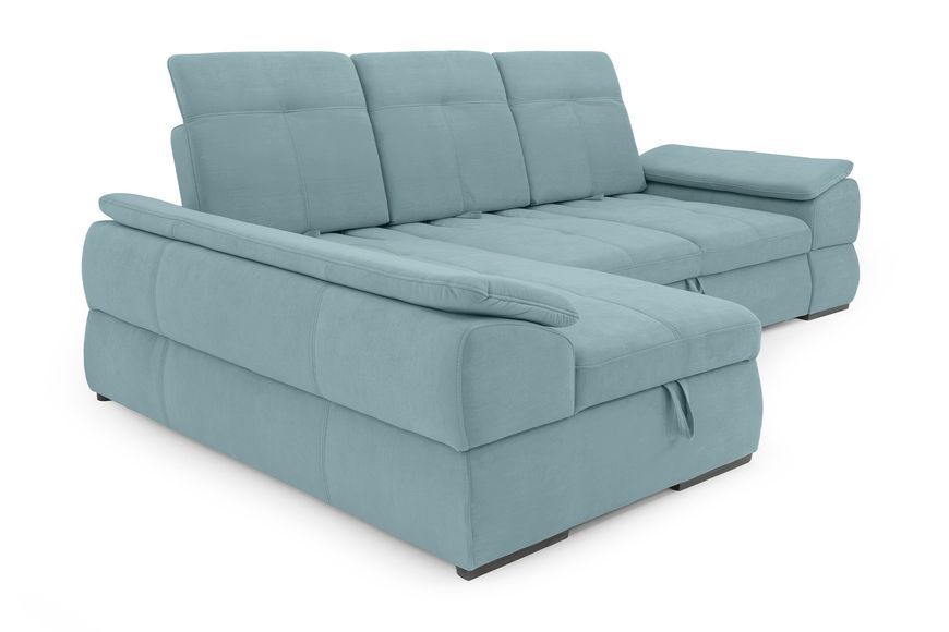 Угловой диван Денвер 2 (285 &times; 195 см, голубой) IMI Premium kdnv2-pl-9-l фото