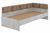 Ліжко дитяче Belva (203,2 &times; 93,5 &times; 74,8 см, велюр, бетон, ірис 08) ph-dt-lg-s4-bt-rs8 фото