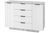 Комод Kelrix (128 &times; 43 &times; 91,5 см, бетон и белый) ph-kmd-k6-bt-bl фото