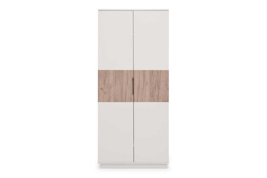 Шафа Поларо-1 (90 &times; 45 &times; 200 см, кашемір + дуб крафт сірий) md-sh-vzt-ksh-db-kr-sr фото