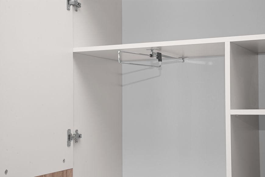 Шафа Поларо-1 (90 &times; 45 &times; 200 см, кашемір + дуб крафт сірий) md-sh-vzt-ksh-db-kr-sr фото