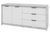 Комод Gornex (160 &times; 45,3 &times; 73,7 см, бетон і білий) ph-kmd-k2-3-bt-bl фото