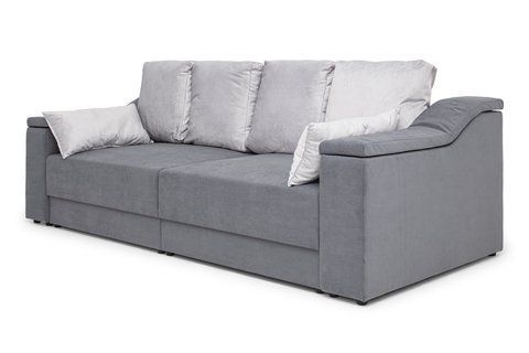 Диван Duks (115 &times; 245 см, серый с светло-серым) IMI Premium mpr-d-dks-ll-96-shrm-90 фото