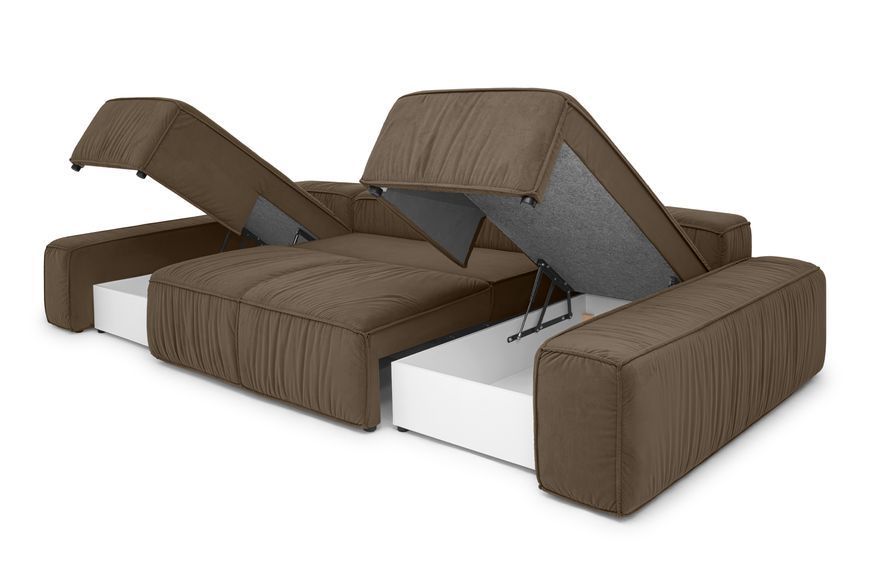Кутовий диван Abel П (186 х 393 см, коричневий) IMI Premium mpr-kd-bl-p-ll-12 фото