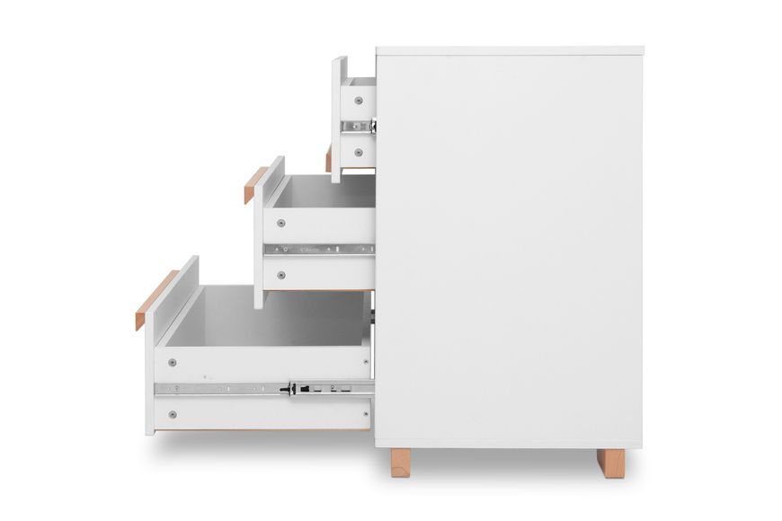 Комод Утро-2 (90 &times; 49 &times; 78,7 см, бело-буковый) vr-kmd-stl-900-bl-bkv фото