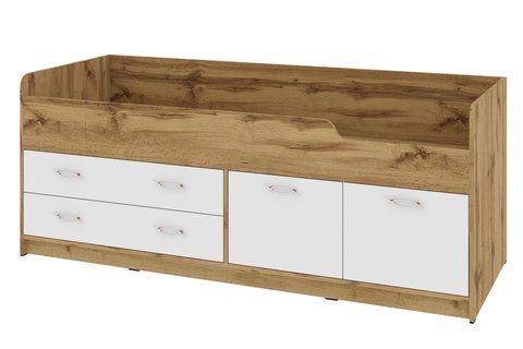Кровать-чердак Telvarn (203 &times; 93,2 &times; 77 см, тахо и белый) ph-dt-lgk-skt90-th-bl фото