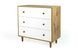 Комод UrbanOak-1 3ШУХ (дуб аппалачи и нимфея альба, 80x39x77 см) IMI lkmd-hg1-db-ppl-nmf-lb фото