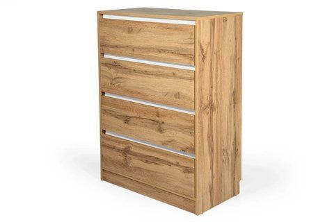 Комод SleekSpace-2 4ШУХ (дуб аппалачі і німфея альба, 80x43x111 см) IMI lkmd-brgm2-db-ppl-nmf-lb фото