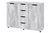 Комод Malcron (120 &times; 38 &times; 87,5 см, бетон) ph-kmd-k4-2-ek-bt фото