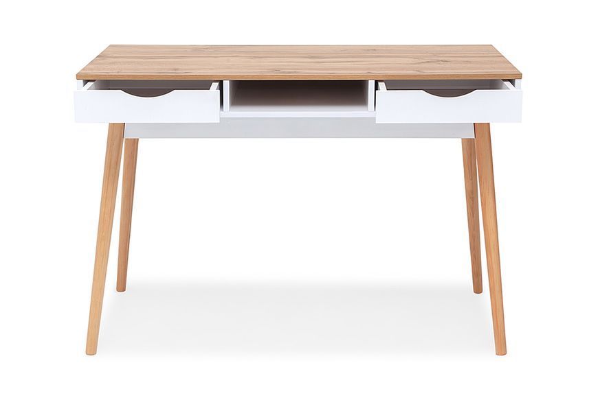 Стол письменный ContempoDesk-2 (нимфея альба и дуб аппалачи, 120х48х82 см) IMI lstl-skn2-db-ppl-nmf фото