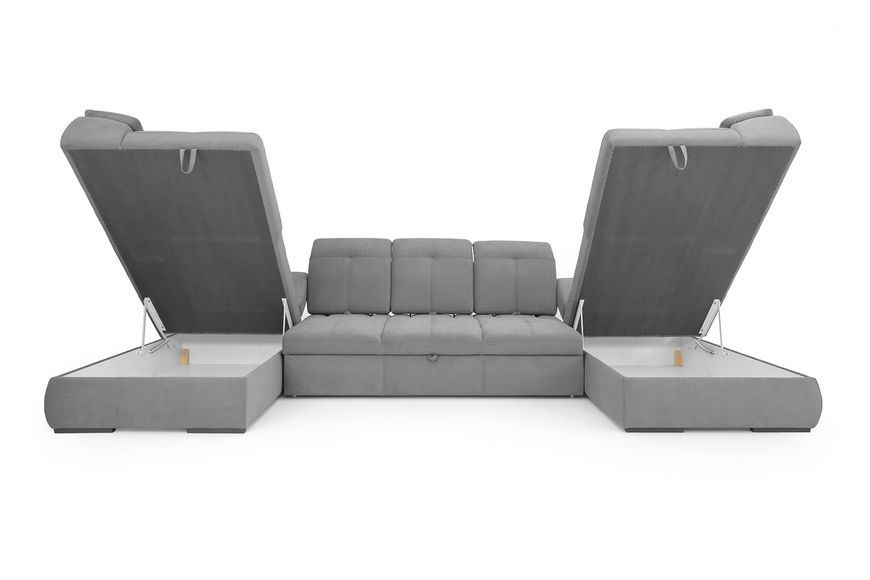 Угловой диван Денвер П3 (400 &times; 195 см, серый) IMI Premium kdnvr-p3-ll-96 фото