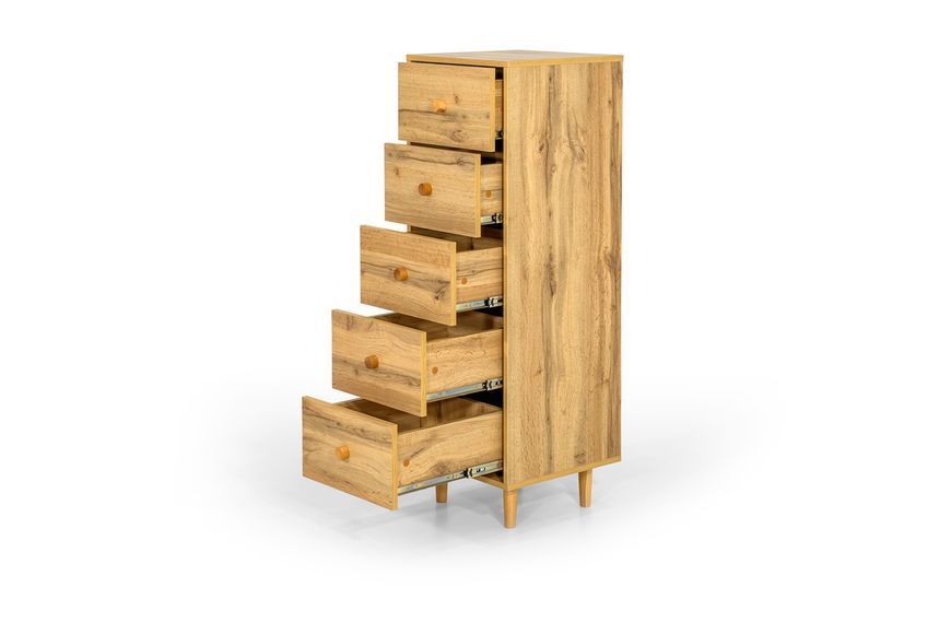Комод UrbanOak-3 5ШУХ (дуб аппалачі, 40x39x118 см) IMI lkmd-hg3-db-ppl фото